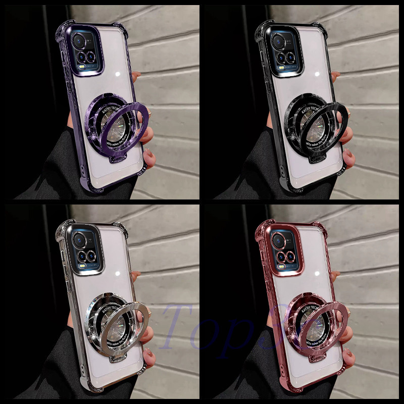 เคส Vivo T1X Y33S Y33T แบบขายึดถุงลมนิรภัยป้องกันการตกเคสโทรศัพท์โปร่งใส CDSJ ราคา ถูกที่สุด ดีลบีเคเค แกลเลอรีภาพที่ 2