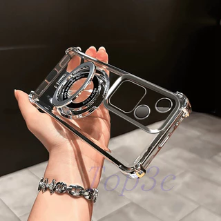 เคส Vivo V30 แบบขายึดถุงลมนิรภัยป้องกันการตกเคสโทรศัพท์แบบใส CDSJ