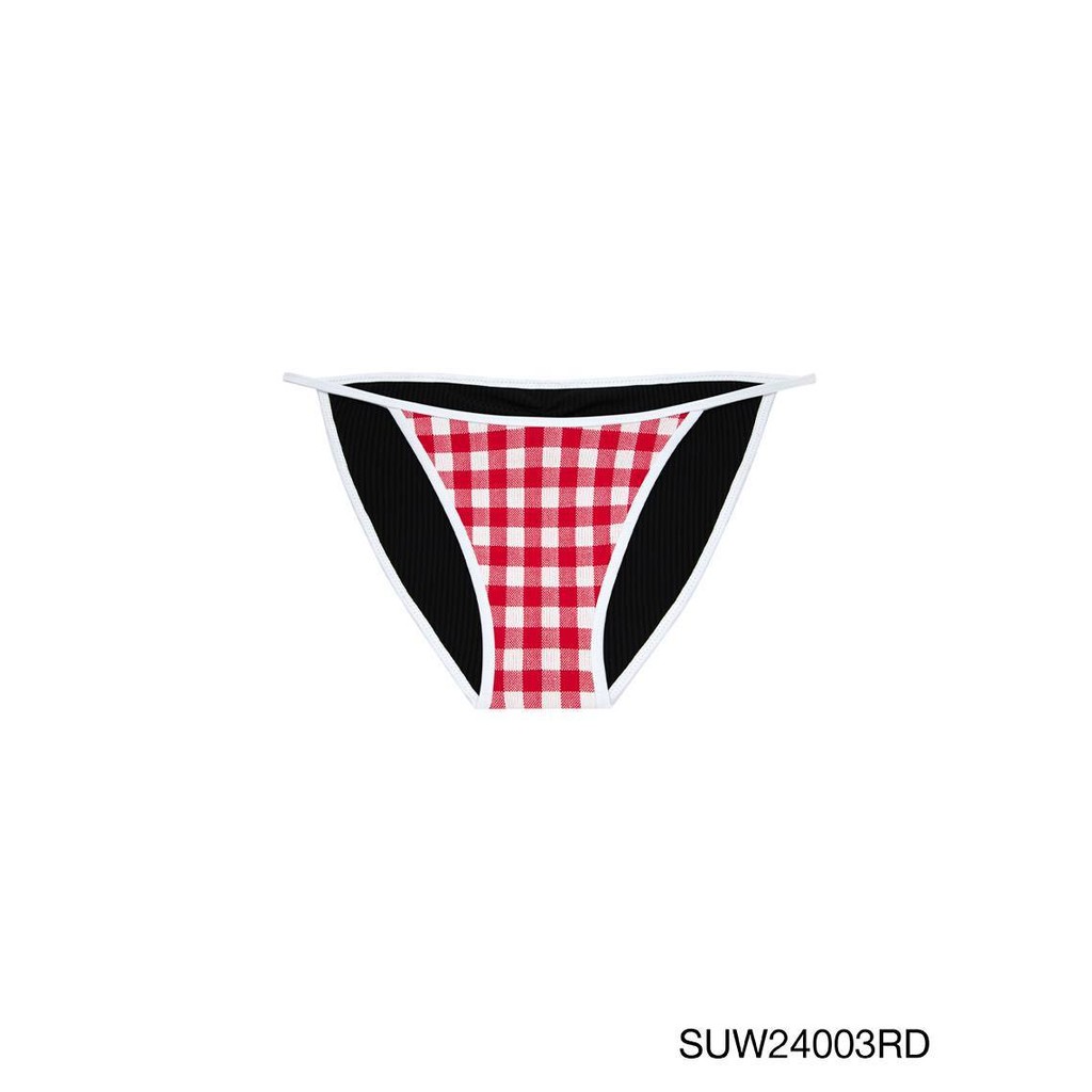 SWIM SS 25 | CHERRY ON TOP กางเกงว่ายน้ำ Betty รหัส SUW24003RD - สีแดงเข้ม