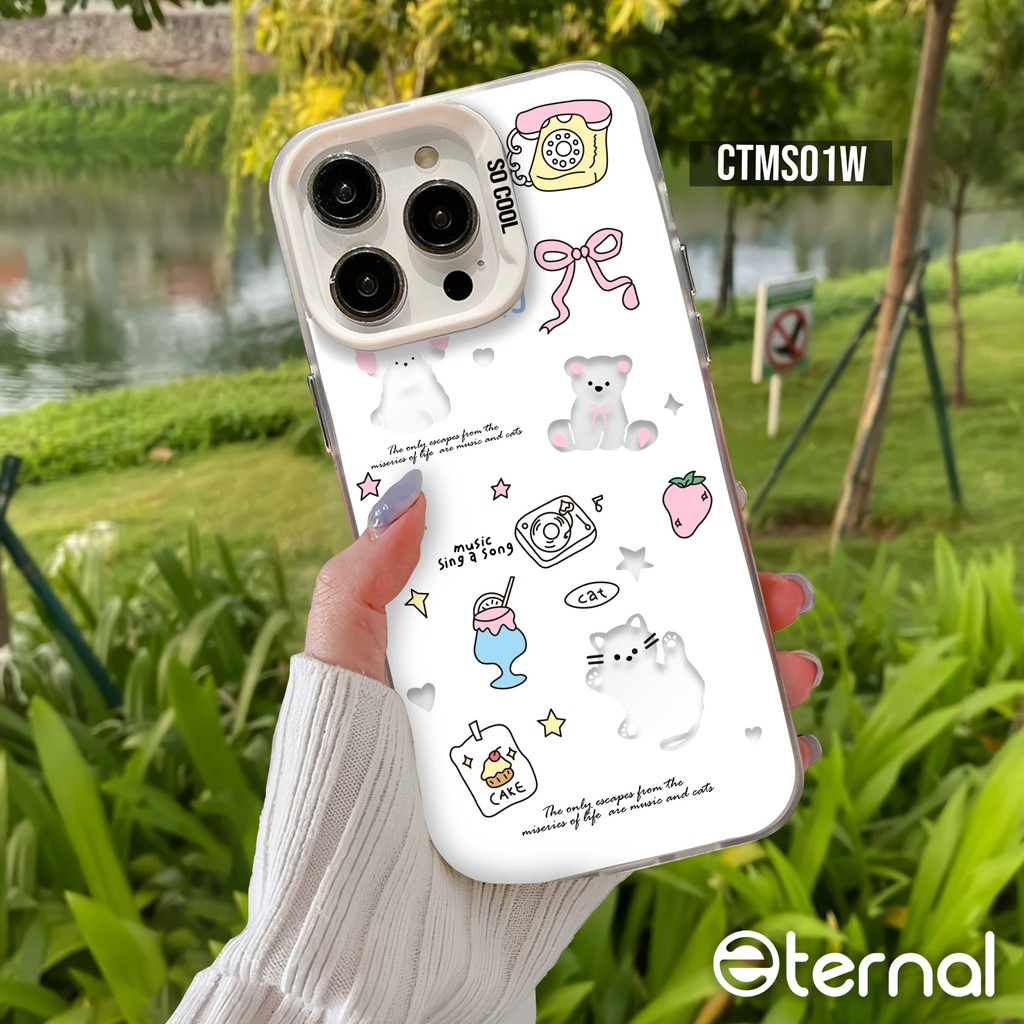 ETERNAL IMD CAT MUSIC SONG CASE VIVO Y100 5G Y12 Y15 Y15S Y17 Y01 Y01A Y02 Y02T Y03 CASING