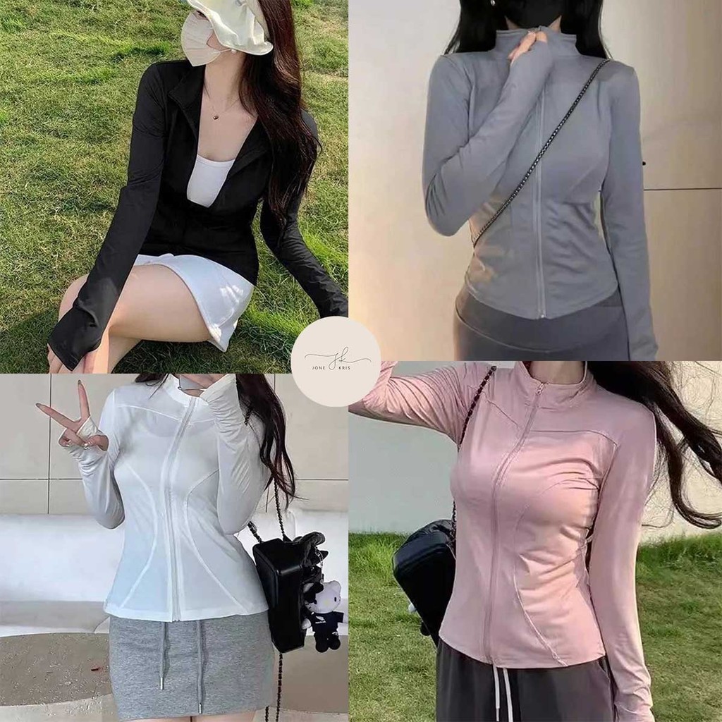 เสื้อกันแดดแขนยาวผู้หญิง ผ้าซีลเย็น ใส่แล้วเย็นสบาย