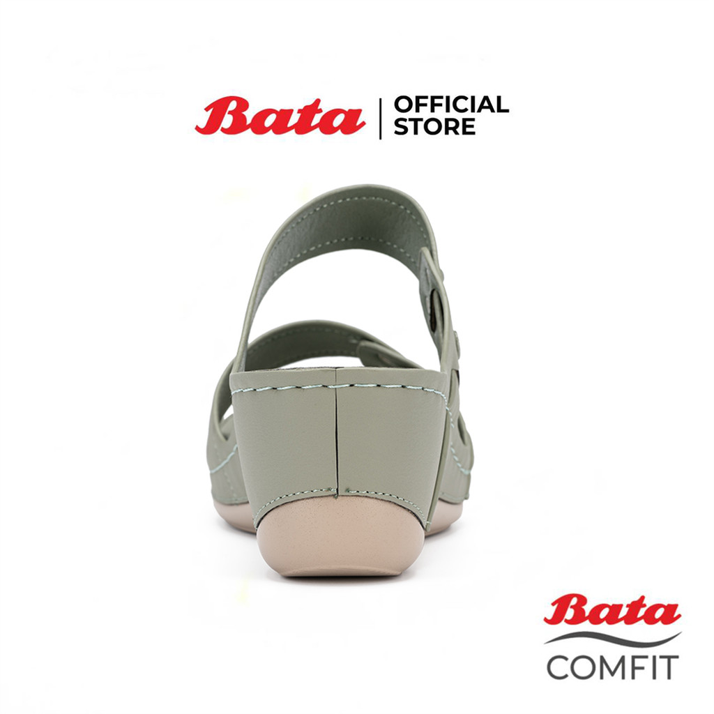 Bata บาจา Comfit รองเท้าเพื่อสุขภาพ สูง 3 นิ้ว สำหรับผู้หญิง รุ่น LILLY สีเขียว 7017228 สีกรมท่า 7019228