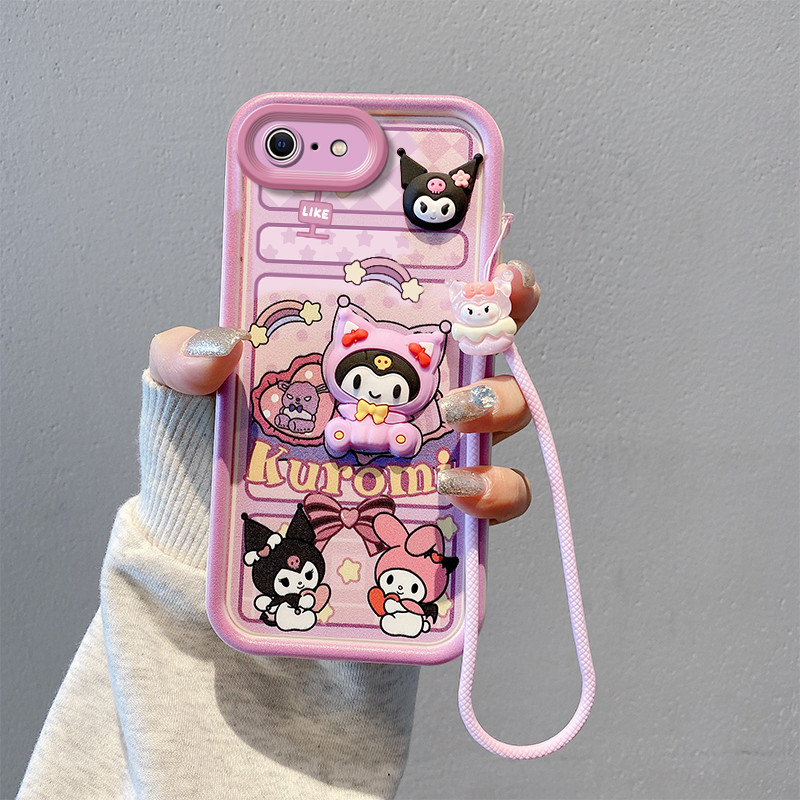 เคส iPhone 6 6S 7 8 PLUS SE2022 SE2023 ตุ๊กตาน่ารัก TPU เคสโทรศัพท์ซิลิโคนอ่อนนุ่ม XXTY4 - รูปที่ 2