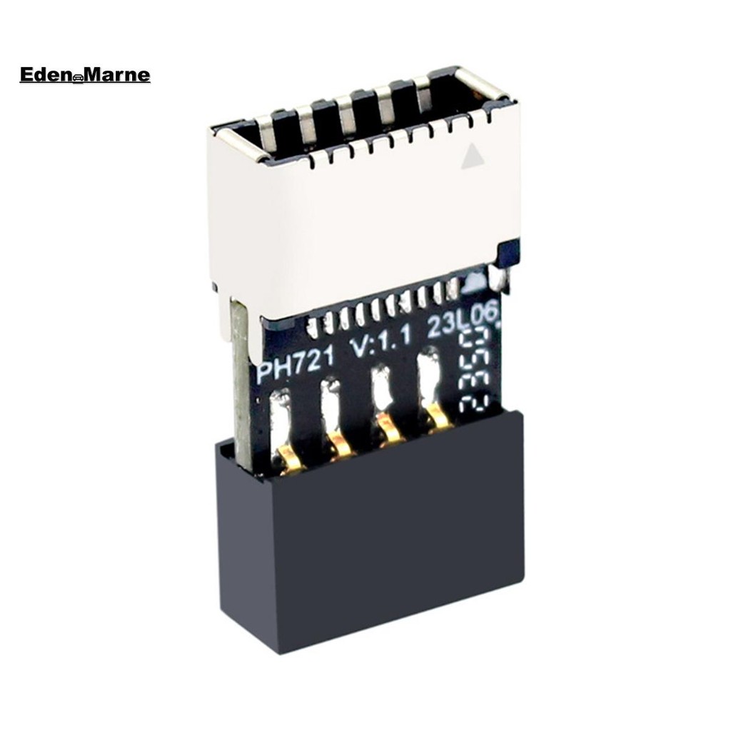 [Eden_Marner]Motherboard Usb2.0 9Pin to TYPE-E Female Adapter Chassis TYPE-C Socket 9-Pin USB 2.0 Ex