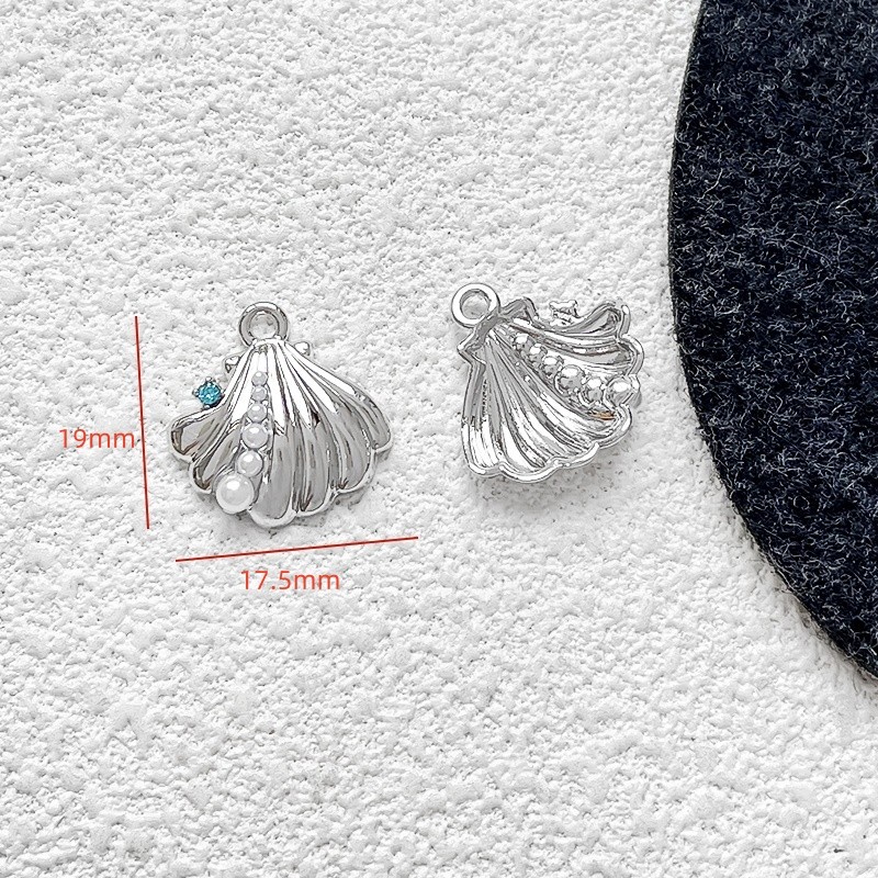 Ins Blue Ocean Series Alloy Shell ปลาดาว Dolphin จี้ diy Handmade สร้อยข้อมือสร้อยคอลูกปัดอุปกรณ์เสริม - รูปที่ 7