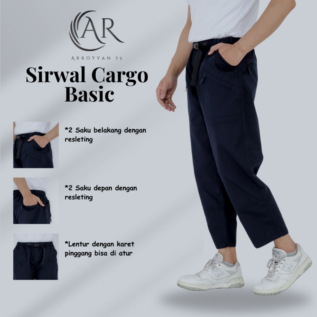 Ikhwan Basic Cargo Komprang Sirwal Pants