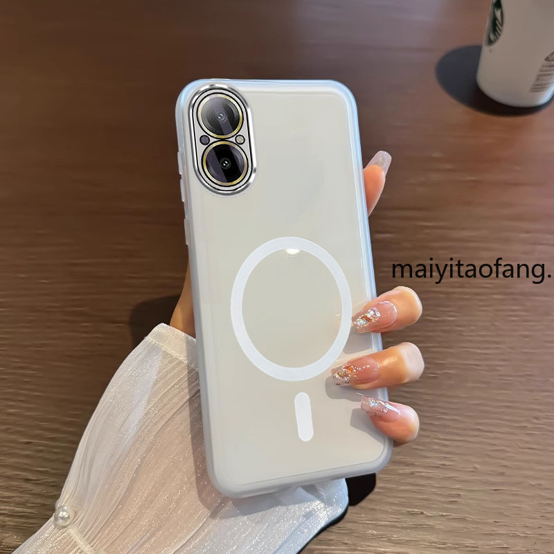 สําหรับ REALME C67 4g REALME C65 กระจกกันกระแทกขาตั้ง Anti-Fall ชุบเคสโทรศัพท์แบบนุ่มพร้อมตัวป้องกันเลนส์กล้องฝาหลัง XXXB1 - รูปที่ 6