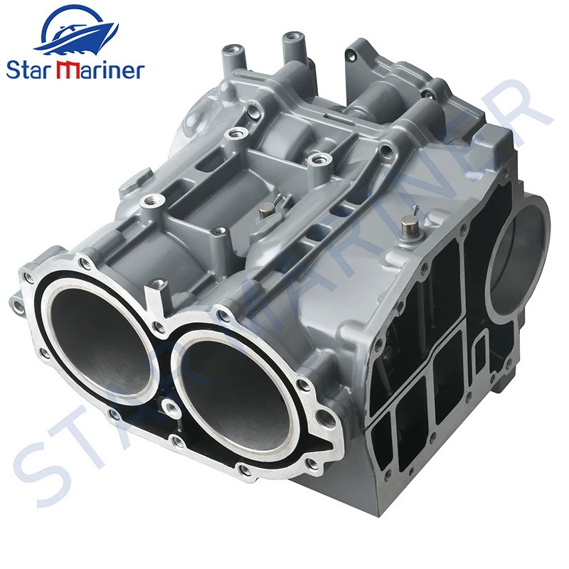 6f6-15100 Crankcase สําหรับ Yamaha Outboard มอเตอร์ 2T 40HP E40G E40J 6F6-15100-00-1S 6F6-15100-00-9