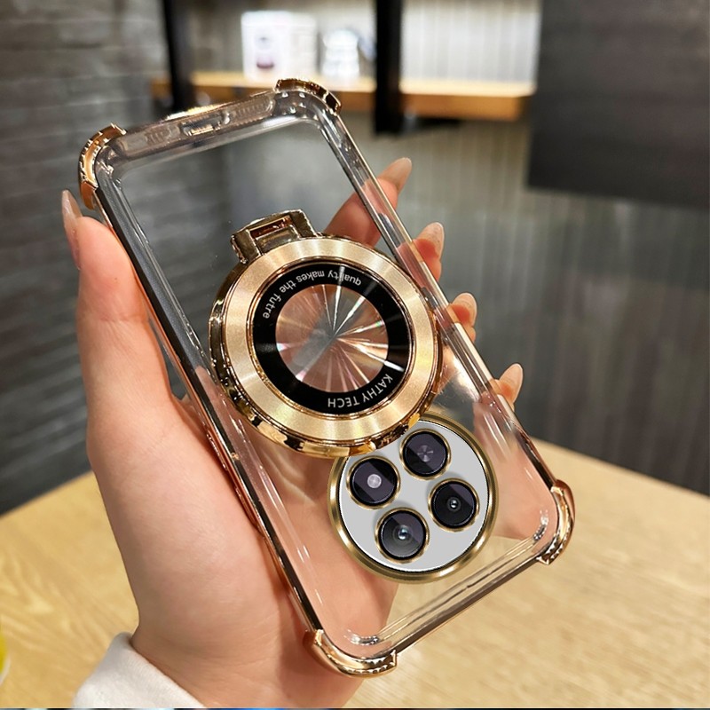 เคสสําหรับrealme 12 pro 5g realme 12 PLUS + 5g 2024 Softcaseซิลิโคนกันกระแทกออกแบบใหม่ความงามเชือกเส้นเล็กกระจกแต่งหน้าพร้อมที่วางSJSFDD03