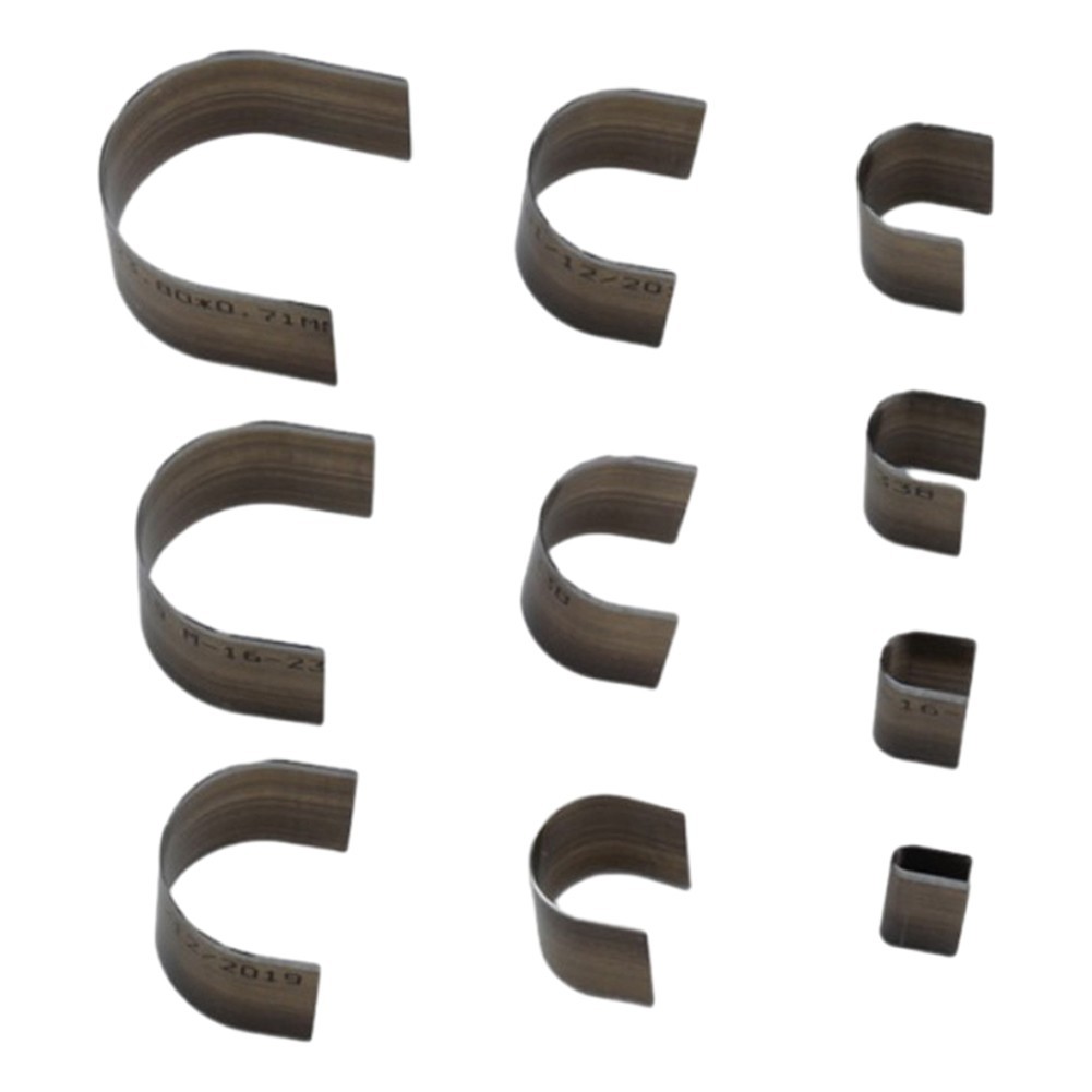 [ในสต็อก] 1ชิ้นครึ่งวงกลมเข็มขัดหางหนังตัด ทําเอง แม่แบบตัดตายเจาะเครื่องมือ