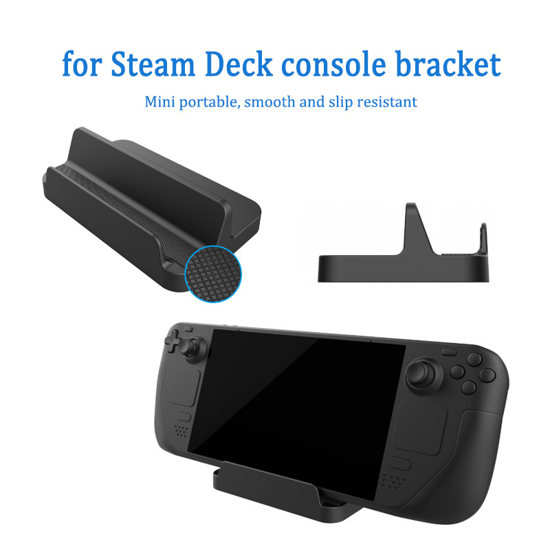 วงเล็บอุปกรณ์เสริมเกมสําหรับ Steam Deck OLED Host Stand Base แผ่นซิลิโคนสําหรับ Switch/NS Lite Deck Mini แบบพกพาโฮสต์ฐานผู้ถือ
