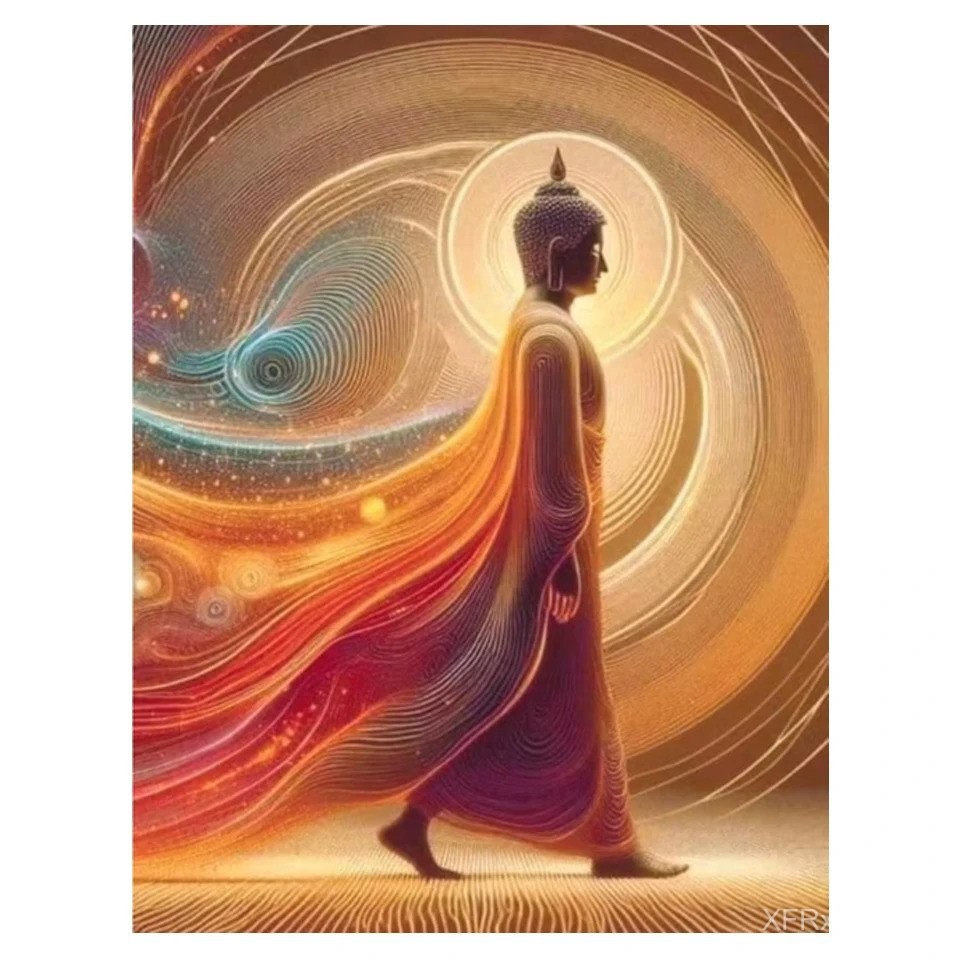 โปสเตอร์ผ้าใบพิมพ์ลายดอกบัวสีทองพร้อมฝุ่นนางฟ้า สินค้าใหม่ พร้อมภาพพระพุทธรูป ภาพดอกไม้ ตกแต่งผนังห้องนอน ของขวัญ ไม่มีกรอบ - รูปที่ 2