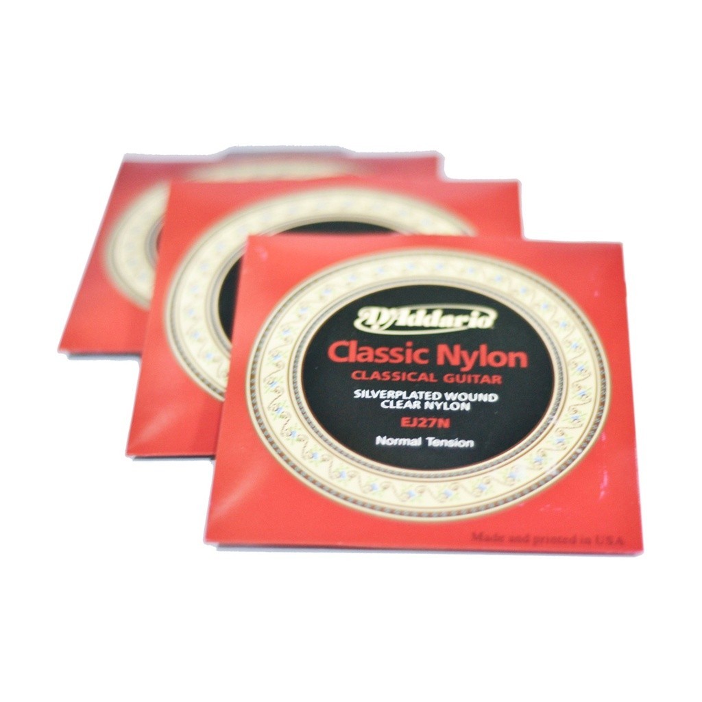 D'ADDARIO Daddario Ej27n EJ 27 สายกีต้าร์คลาสสิกความตึงเครียด