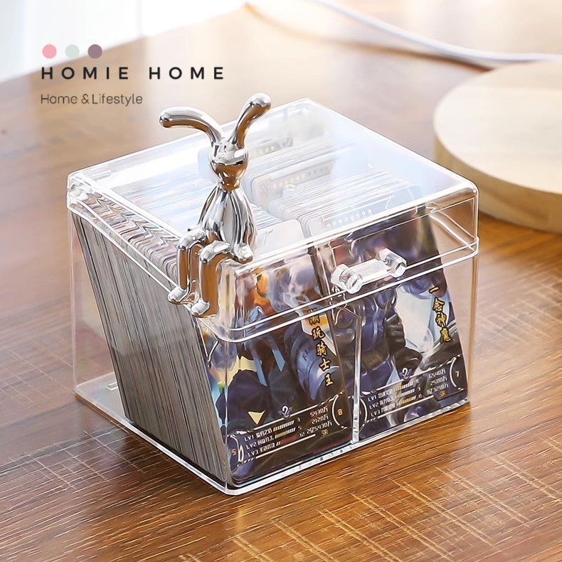 HH-1246 กล่องเก็บโฟโต้การ์ด กล่องอะคริลิค ใส่การ์ด 55x85cm ได้ กล่องใสใส่การ์ด