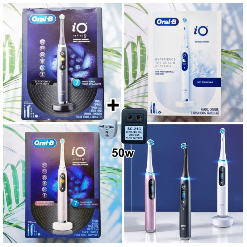 (Oral-B®) iO Series 9 Electric Toothbrush 7 Smart Modes Intelligents ออรัลบี ไอโอ แปรงสีฟันไฟฟ้า 7 โ