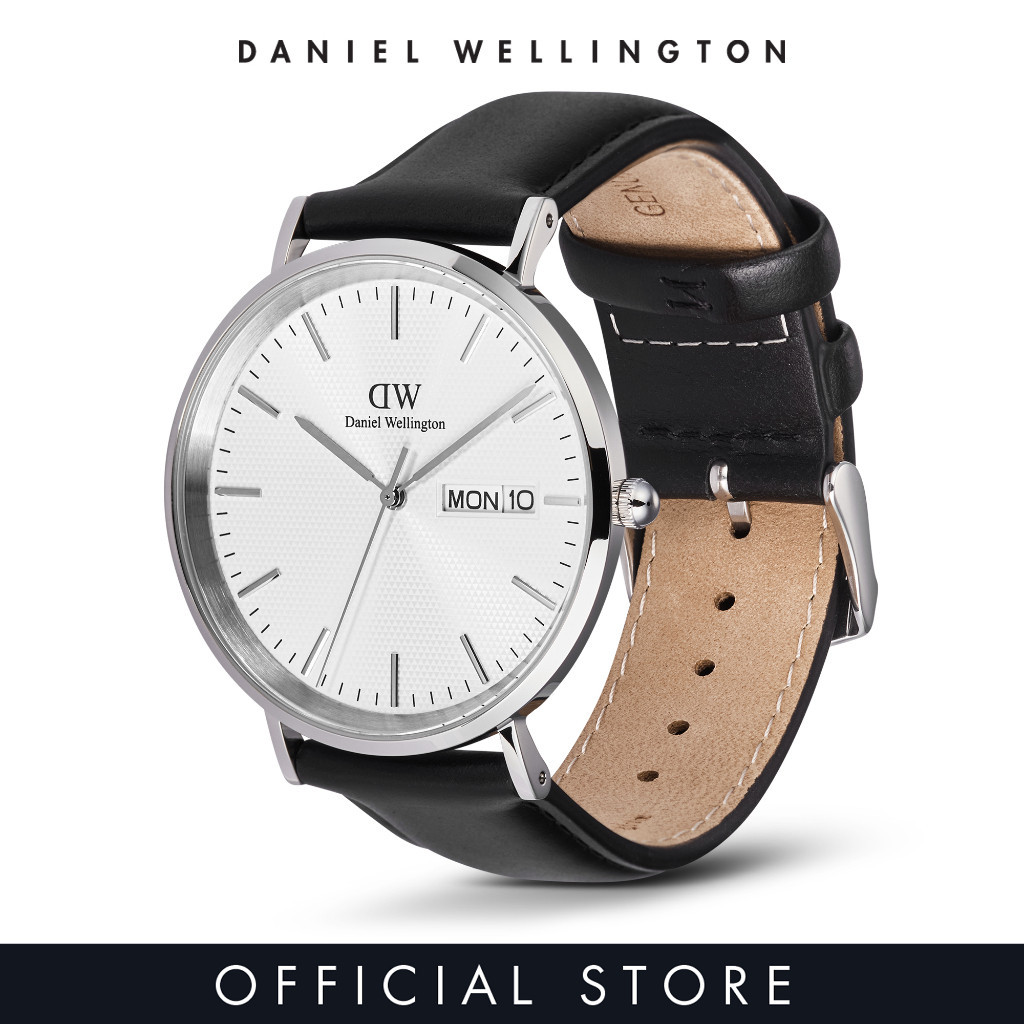 Daniel Wellington Classic Day Display 40mm Sheffield Silver นาฬิกาผู้ชาย สีเงิน