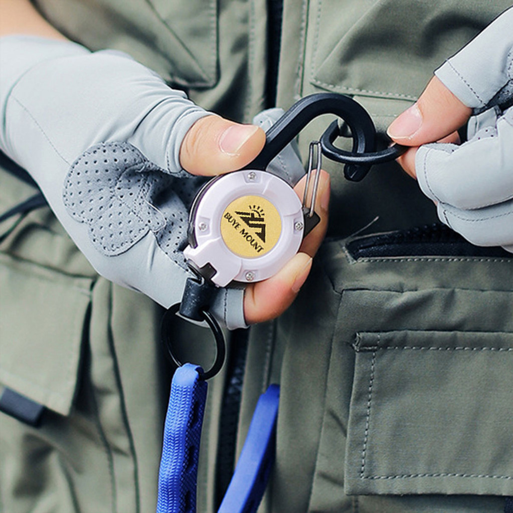 พวงกุญแจเชือกลวดสลิง ยืดหดได้ พร้อมสายเคเบิลเหล็ก หนา 0.9 มม.กันขโมย สายเคเบิ้ล พวงกุญแจรถยนต์ พวงกุญแจห้อย พวงกุญแจ - รูปที่ 6