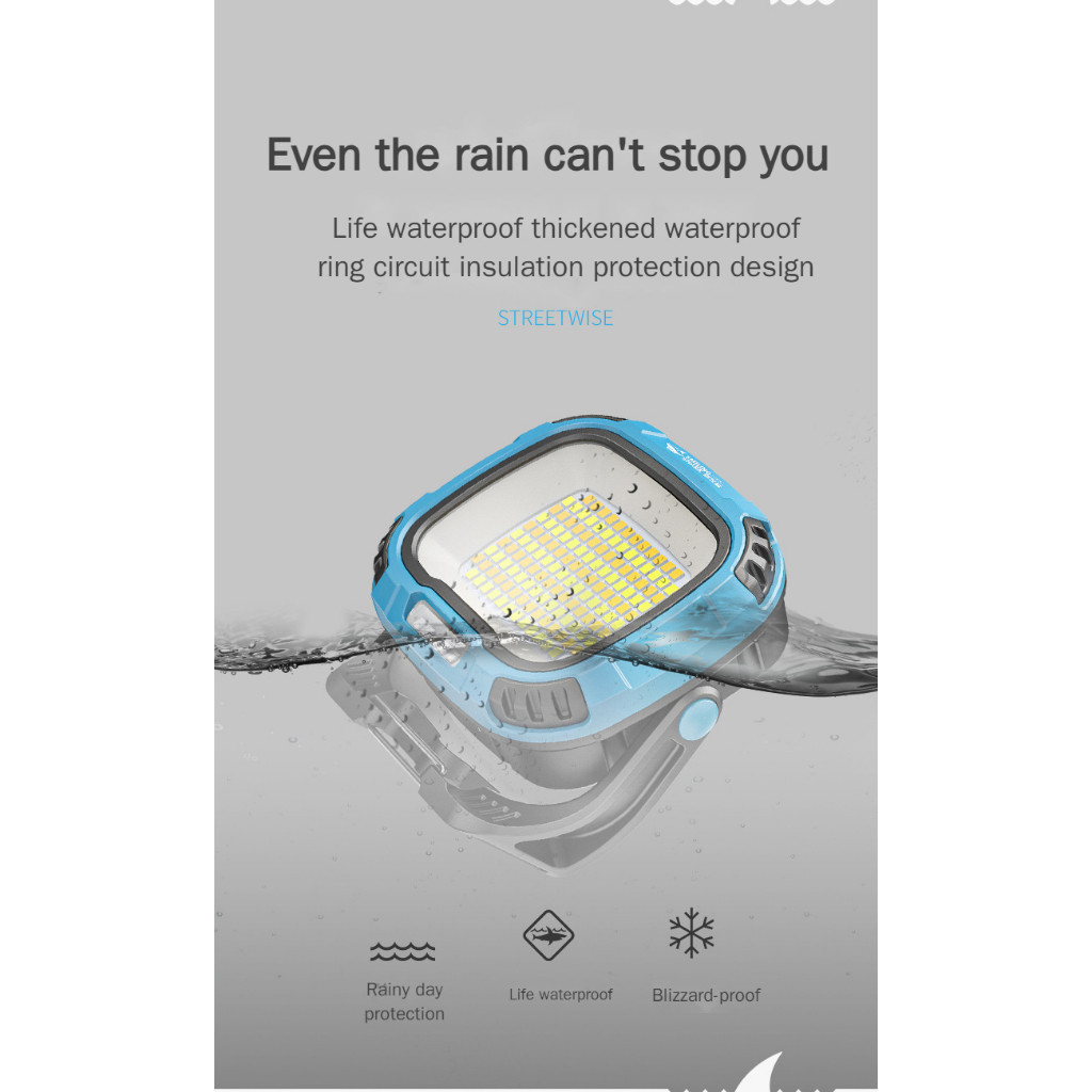 อัพเกรดไฟทํางานมัลติฟังก์ชั่ที่มีหัวแม่เหล็กแรงสูงเทปเข็มขัดซังแสงที่แข็งแกร่งพิมพ์-ค ชาร์จแบบพกพาไฟฉาย นํา ไฟแรงความอดทนนานไฟฉุกเฉิน - รูปที่ 6