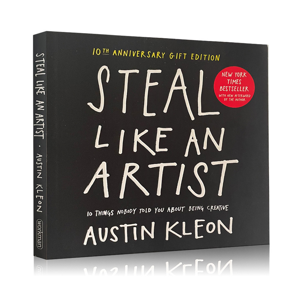 หนังสือปกอ่อนภาษาอังกฤษ เหมือนศิลปินออสติน Kleon แบบสร้างสรรค์