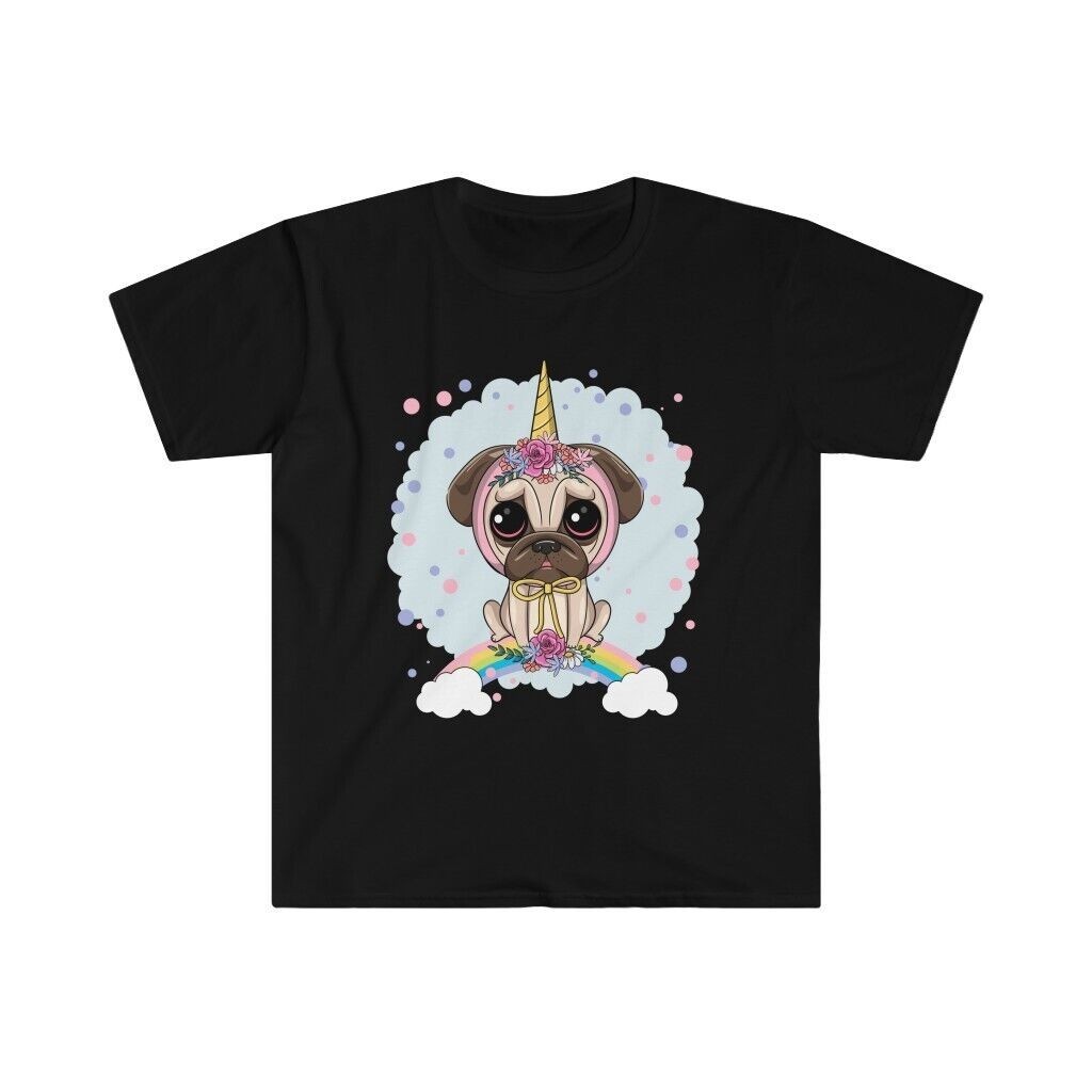 เสื้อยืด Pug Unic Harajuku Gothic Men