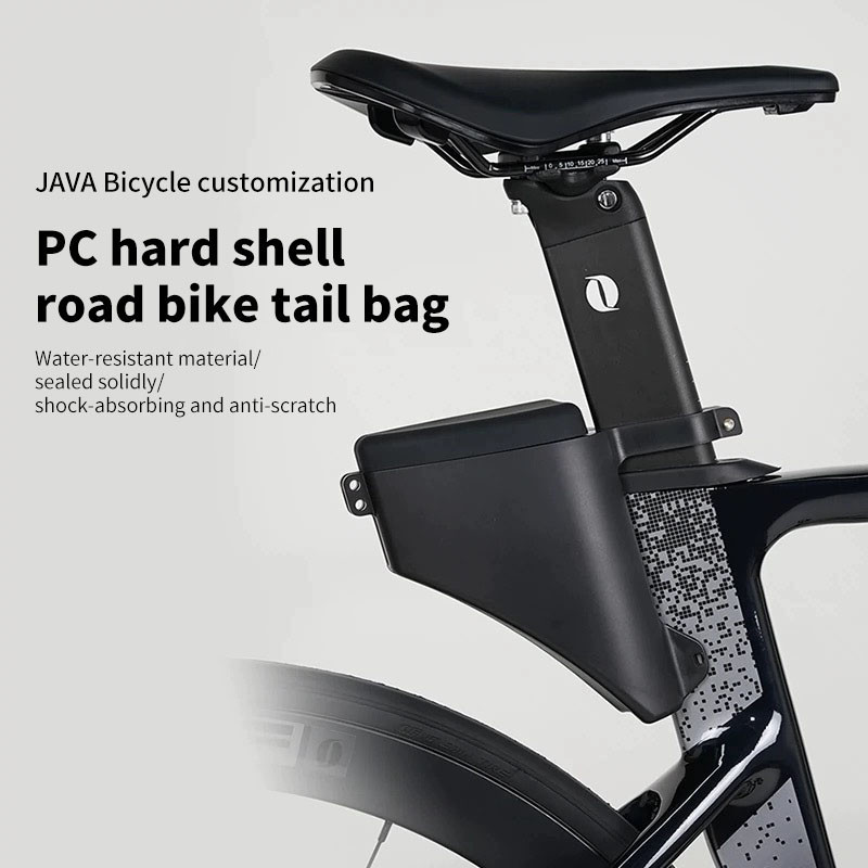 Rrskit Windbreaker Road Bike Tail Bag กระเป๋าจักรยาน Organiser Hard-shell Teardrop Windbreaker Seatpost Windproof Torpet Saddle Bag