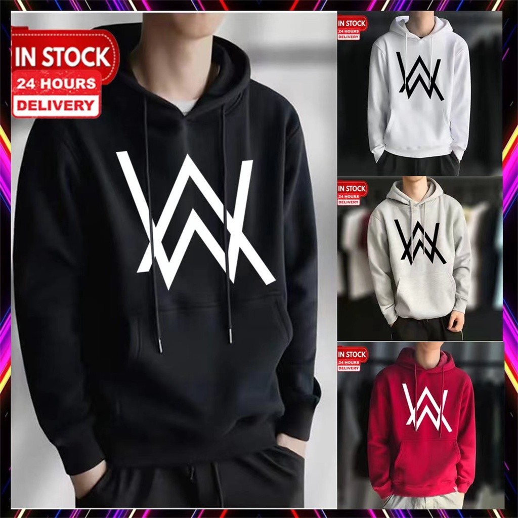พร้อมส่ง เสื้อกันหนาวแขนยาว มีฮู้ด ลาย Alan Walker สําหรับผู้ชาย และผู้หญิง
