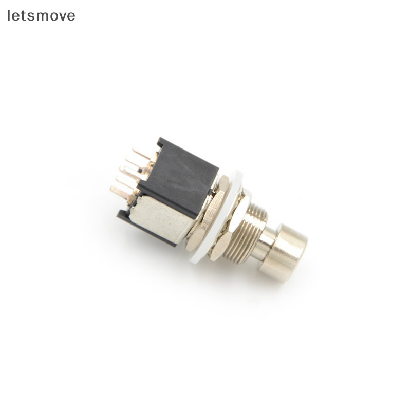 [letsmove] Dpdt Momentary On(On) ปุ่มกดเอฟเฟคกีตาร์ ขนาดเล็ก [TH]