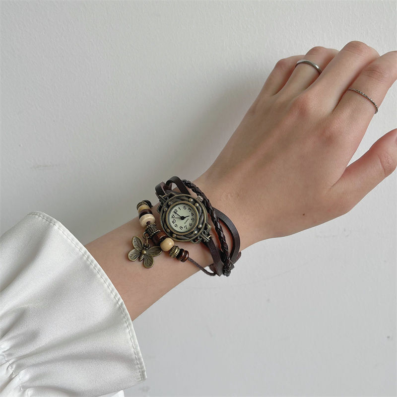 นาฬิกาข้อมือควอตซ์ หน้าปัดขนาดเล็ก หรูหรา แบบเรียบง่าย สําหรับผู้หญิง