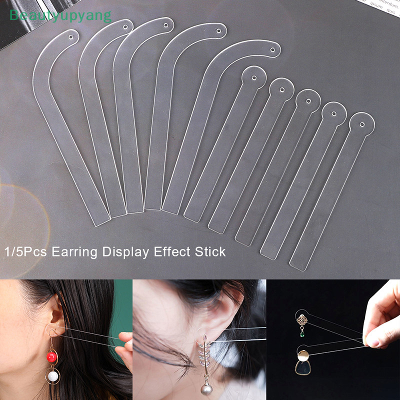[Beautyupyang] ชั้นวางต่างหูอะคริลิคใส 1/5 ชิ้น