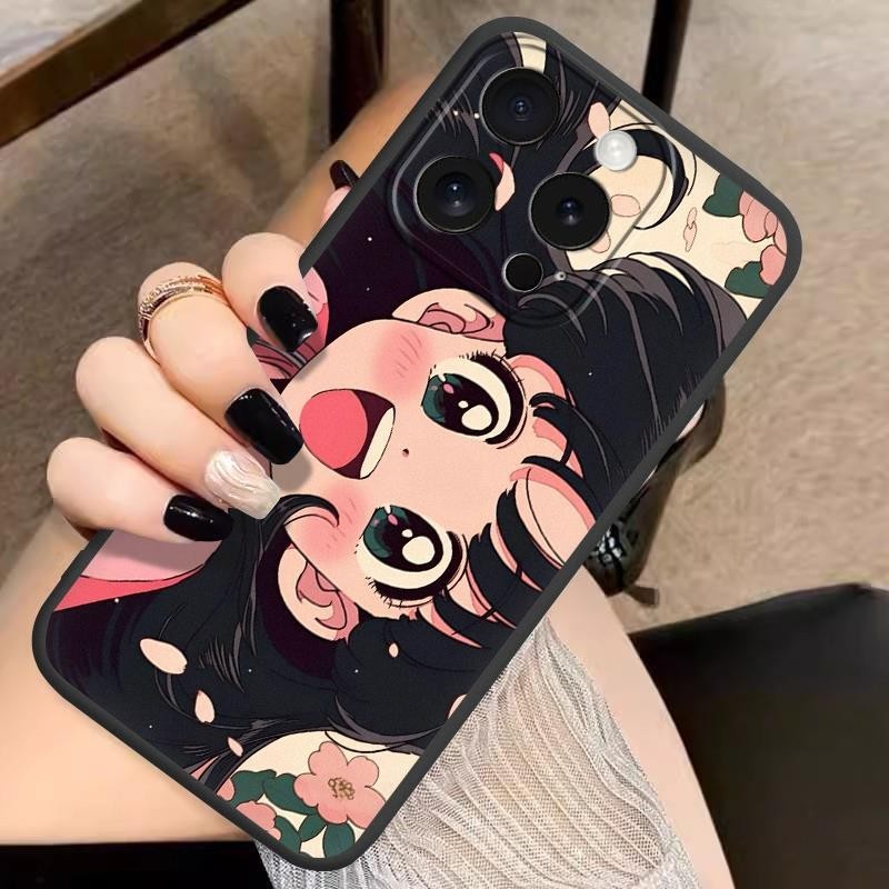 luxury Soft case Phone Case For iphone15 Pro diy cartoon Strange Anti-dust Cover All-inclusive Silica gel Back Cover Full wrap