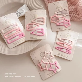 กิ๊บติดผมหน้าม้า ขนาดเล็ก น่ารัก เนื้อแมตต์ 1/3 ชิ้น สําหรับเด็กผู้หญิง