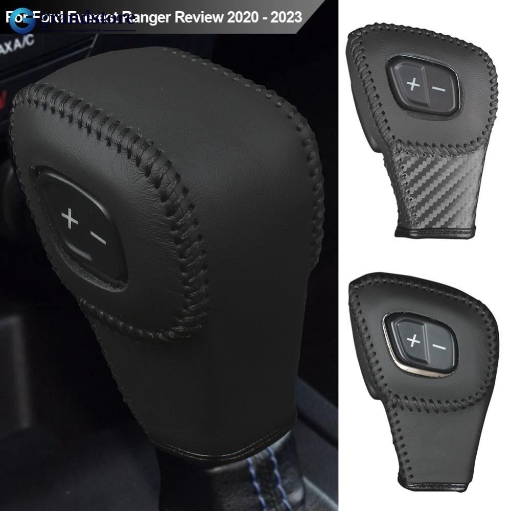 Grandstore สติกเกอร์หนัง LHD ติดหัวเกียร์รถยนต์ สําหรับ Ford Everest Ranger Review 2020-2023 C5I6