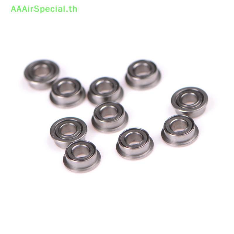 Aaairspecial 10PCS MF63zz Mini Metal Double Shielded Flanged Ball Bearings (3mmX6mmX2.5mm TH