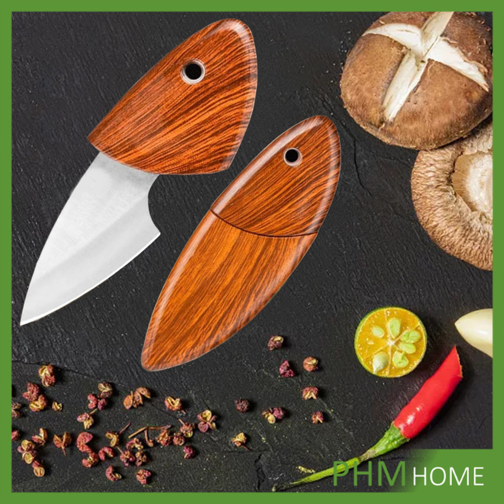 มีดขนาดเล็ก มีดพก ที่จับและปลอกพลาสติก พกติดตัวได้ Fruit knife