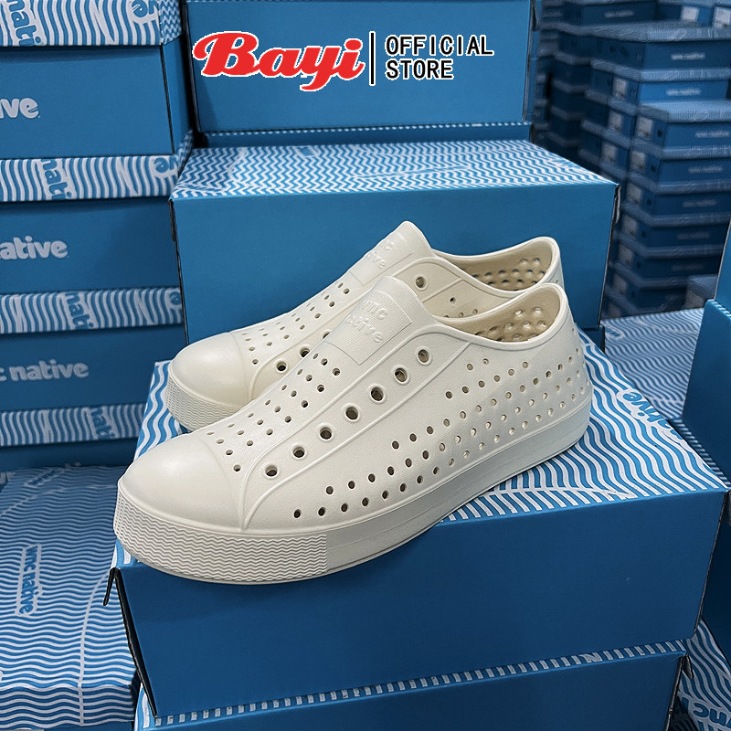 Bayi  native รองเท้ายาง กันน้ำกันลื่น รองเท้าลุยน้ำ ระบายอากาศได้ดี ขนาด 36-45 จัดส่งที่รวดเร็ว