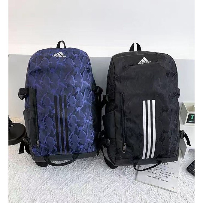 Adidas กระเป๋าเป้แฟชั่นลำลองสำหรับผู้ชายและผู้หญิงรุ่นใหม่