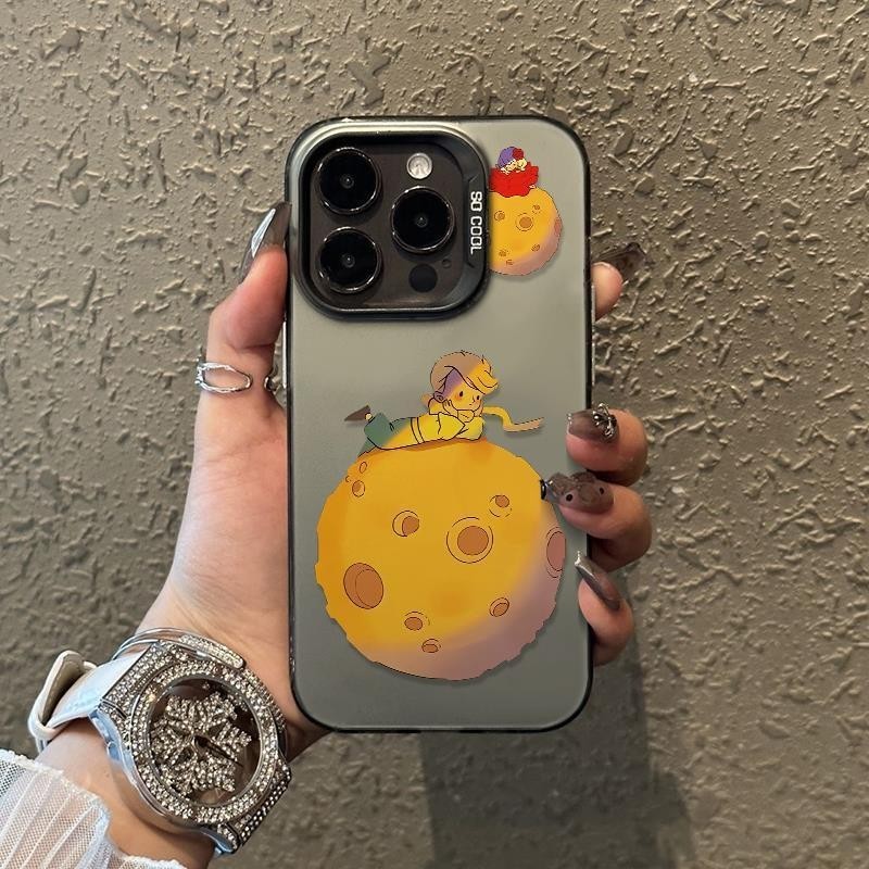 JM Little Prince Vitality Case เหมาะสําหรับ Apple 15/14/13 เคสโทรศัพท์ iPhone12/11Promax7/8plus 0SX9