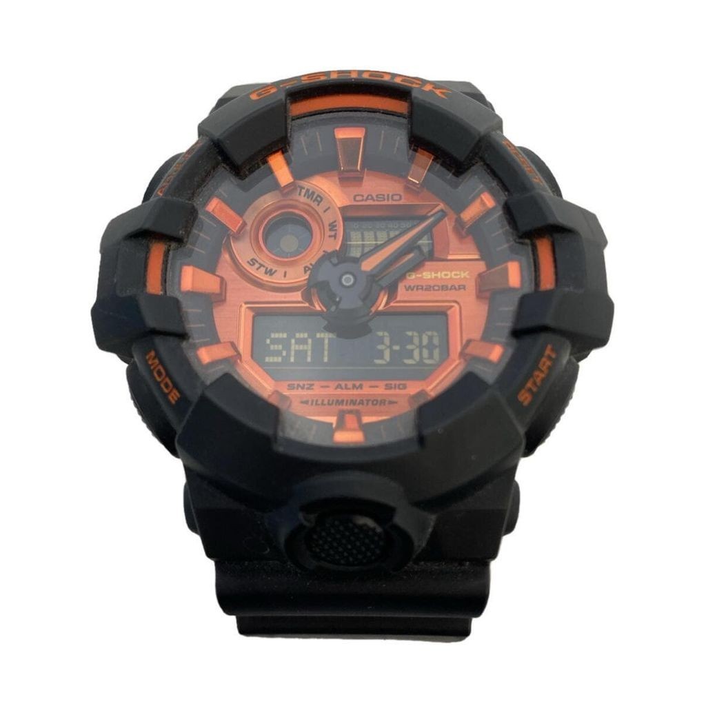 CASIO Wrist Watch G-Shock GA-700 Black Men's Quartz Direct from Japan Secondhand