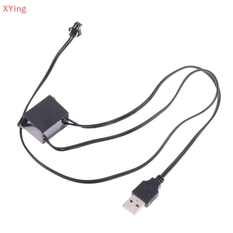 [Xy ] 5v USB Adapter Driver 1-5M El Wire Electroluminescent Light Controller Inverter ขายร ้ อน