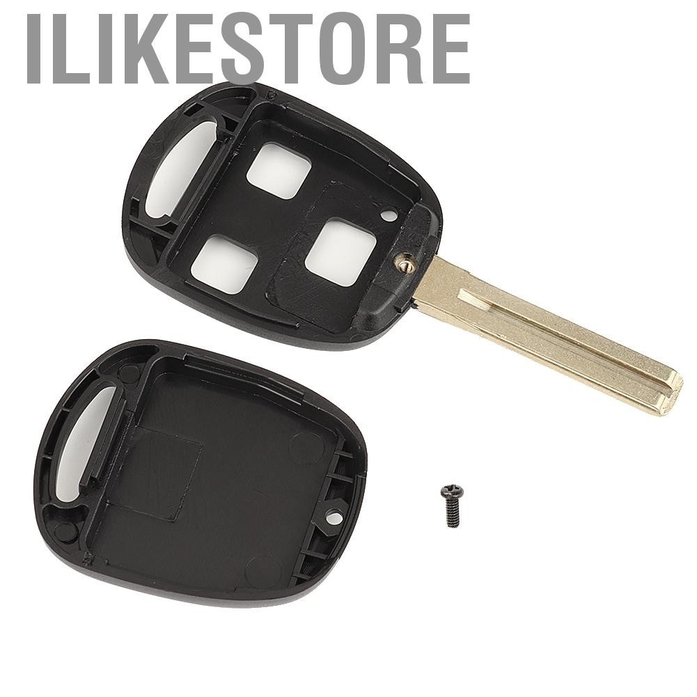 Ilikestore Car Remote Key Fob Case Shell 3 Button Keyless Entry Cover Casing for Lexus IS 200/300 GS 300/400/430 LS 200/400 RX 300