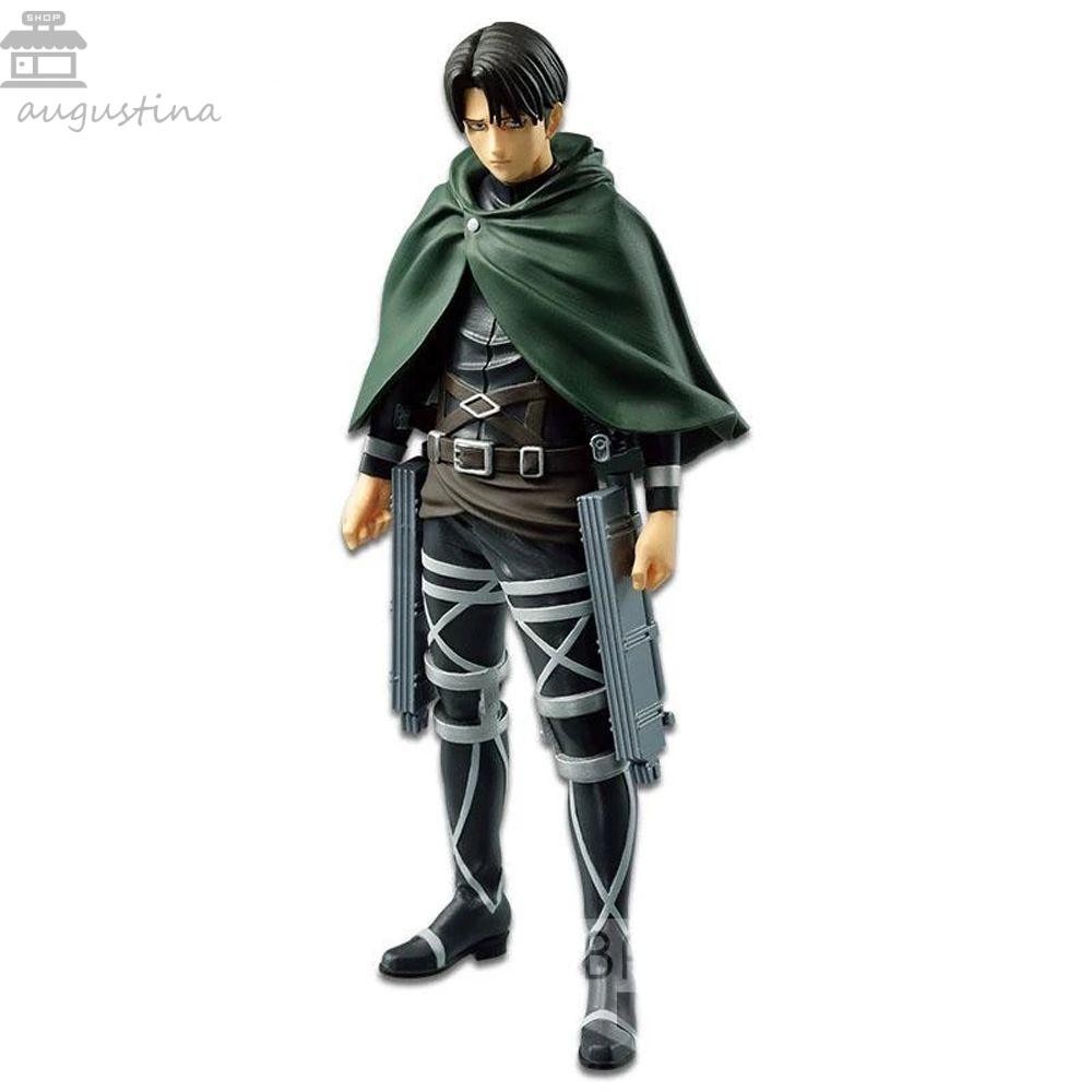 Augustina Attack on Titan Figure Collection ของเล ่ นเด ็ กของเล ่ น Rivaille PVC Levi Figure