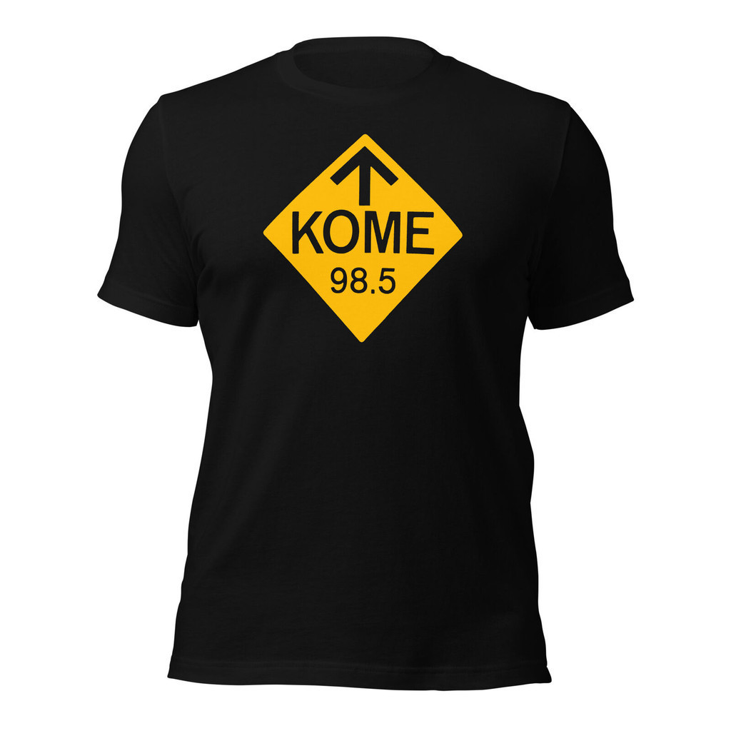 Kome 98.5 Vintage Classic Radio Tee Shirt Graphic เสื้อยืด Unisex