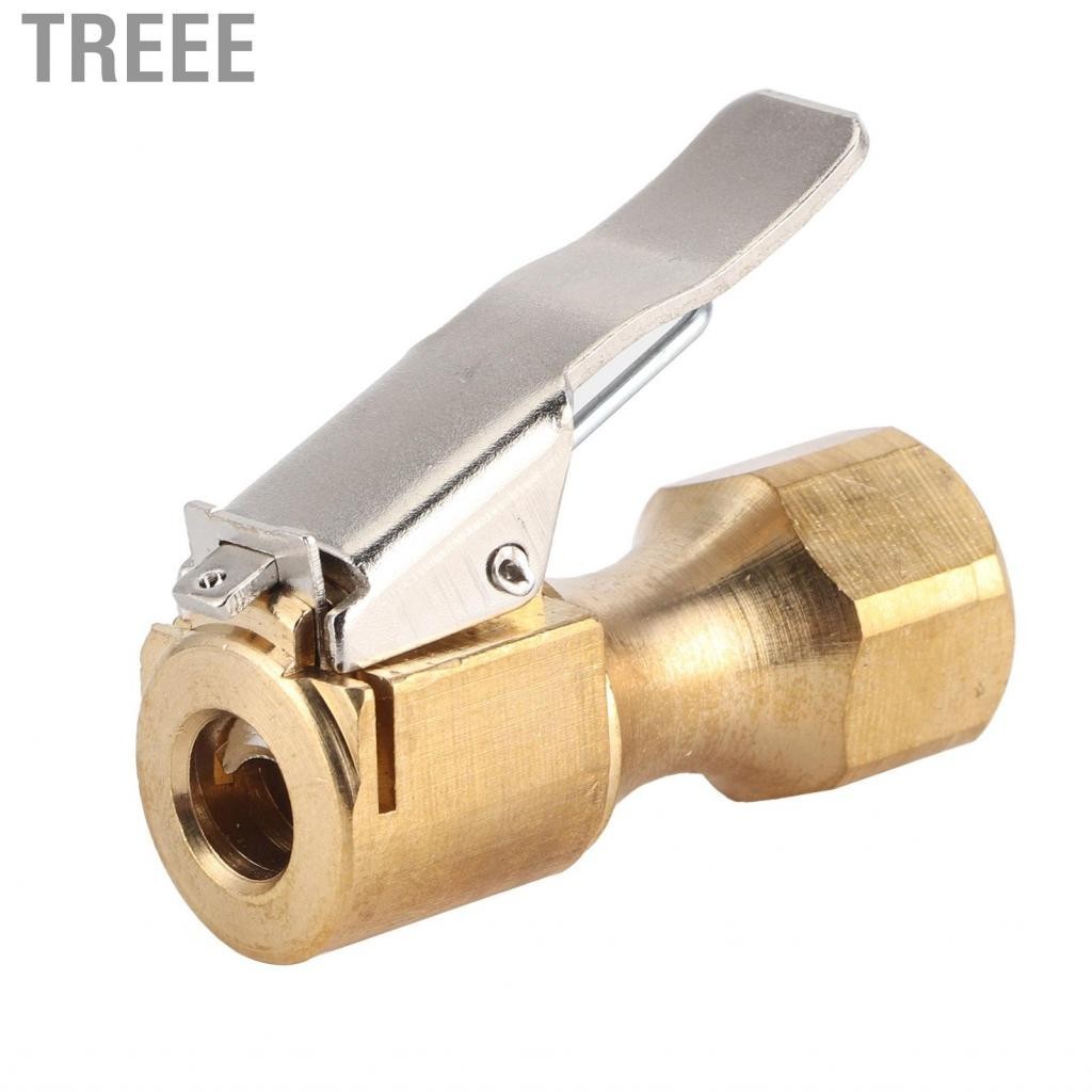 Treee ยาง Inflator Connector Air Chuck ปรับปรุงประสิทธิภาพสำหรับไดรฟ์