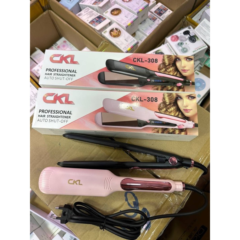 *🔥พร้อมส่ง🔥 หนีบผม (คละสี) เครื่องหนีบผม CKL 308 ผมเงา ปรับ4ระดับ ที่หนีบผม เครื่องรีดผม ที่ม้วนผม