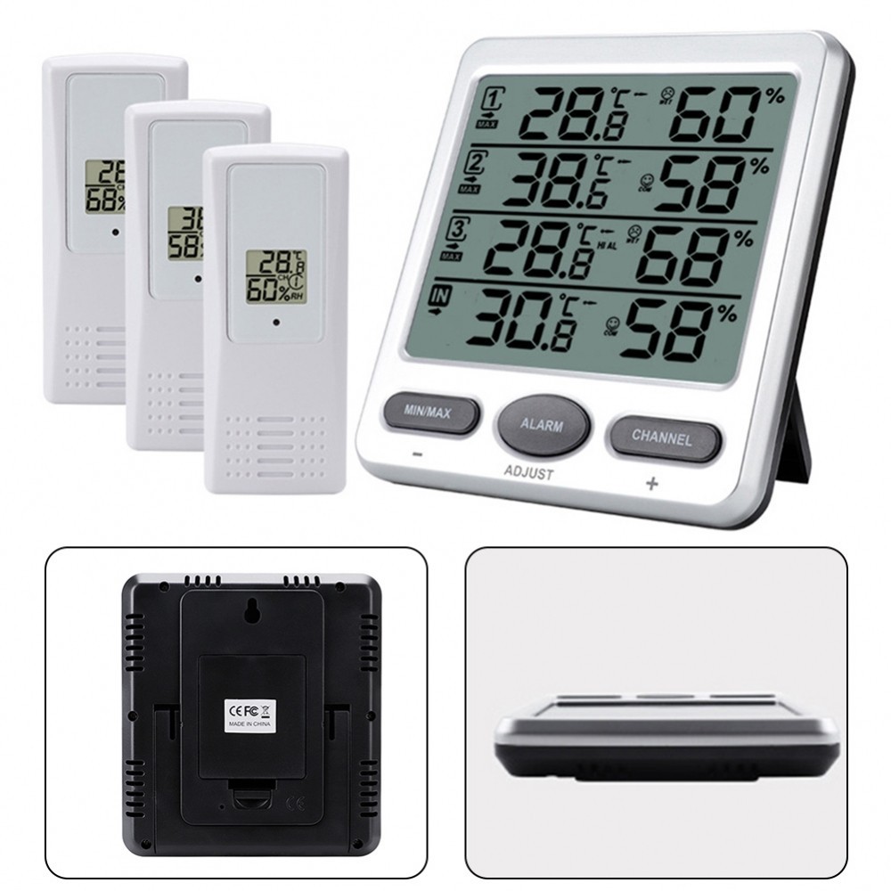 Wireless Indoor Outdoor Thermometer Hygrometer Bedroom Baby Room Wine Cellar etc#TWILIGHT