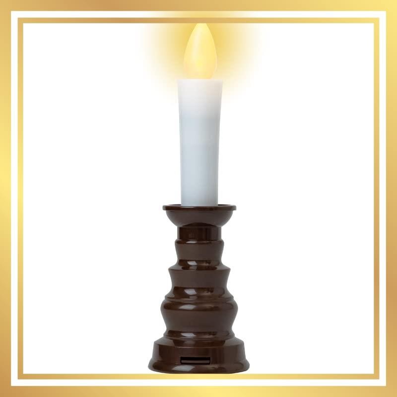 Fukushodo LED candles for Buddhist altars. Made in Japan, battery-operated LED candles for altars. Buddhist altar LED candles, Buddhist altar supplies.