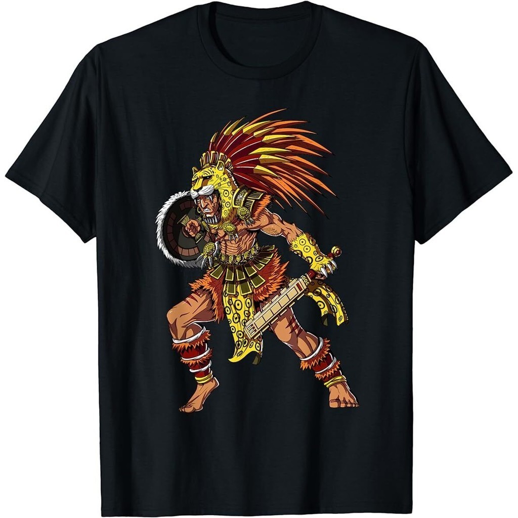 เสื้อยืด Aztec Jaguar Warrior