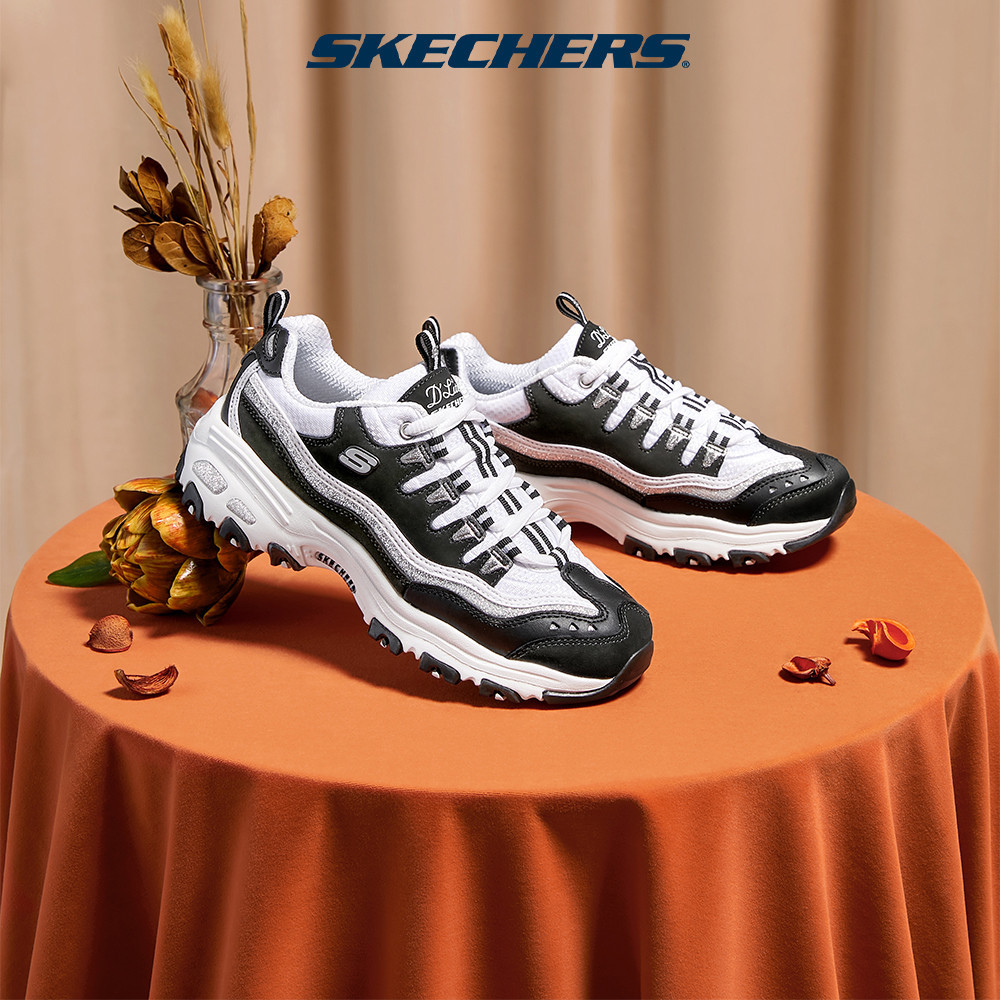 Skechers สเก็ตเชอร์ส รองเท้า ผู้หญิง Sport D'Lites 1.0 Shoes - 11914-BKW