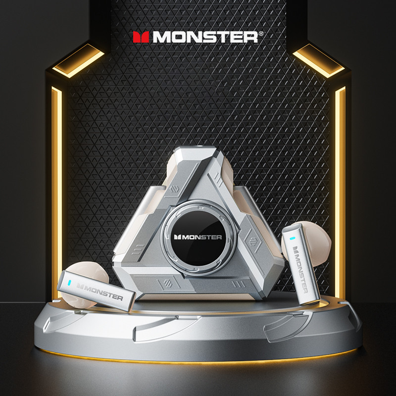 Monster XKT22 หูฟังตัดเสียงรบกวนระยะไกลสเตอริโอไฮไฟหูฟังบลูทูธ 5.4 ชุดหูฟังสําหรับเล ่ นเกมไร ้ สาย
