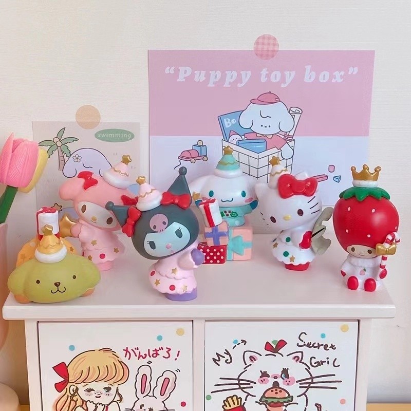 💜พร้อมส่ง🎁Sanrio Kuromiกล่องสุ่ม โมเดล (ราคา1กล่อง/1ตัว) โมเดล แบบสุ่ม ถูกสุด โมเดลของสะสม ตุ๊กตาน่ารัก ของขวัญ